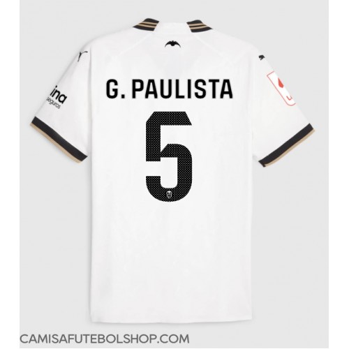 Camisa de time de futebol Valencia Gabriel Paulista #5 Replicas 1º Equipamento 2023-24 Manga Curta